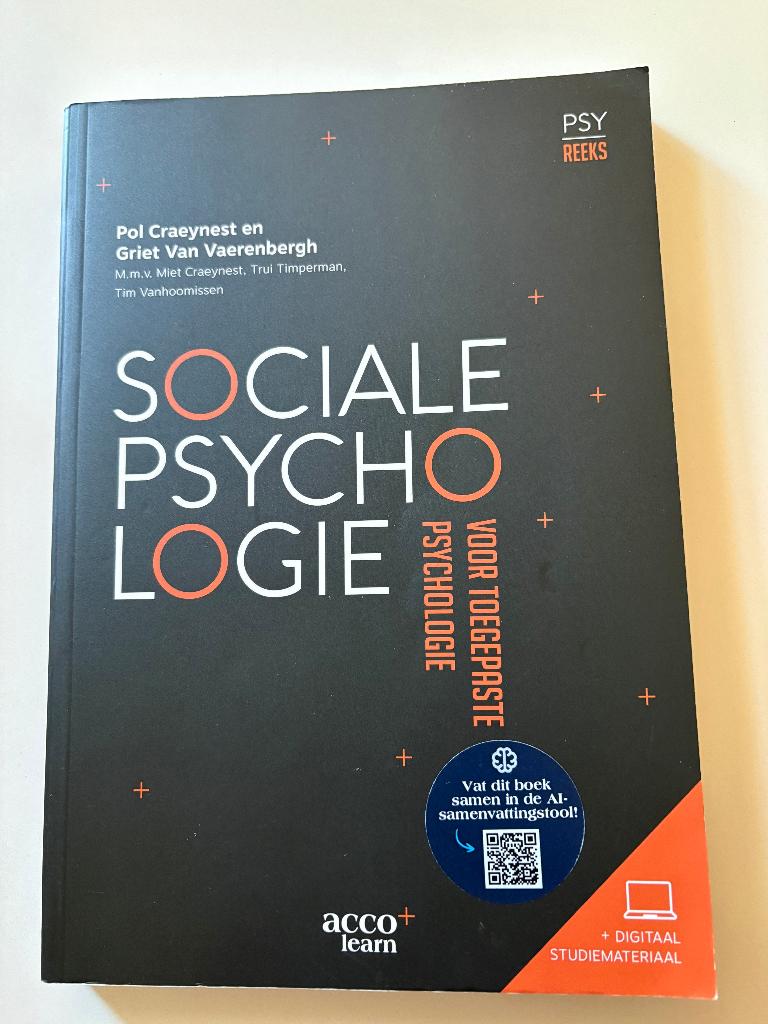 boeken voor de studierichting 'Toegepaste psychologie', Enlèvement ou Envoi, Comme neuf, Enseignement supérieur professionnel