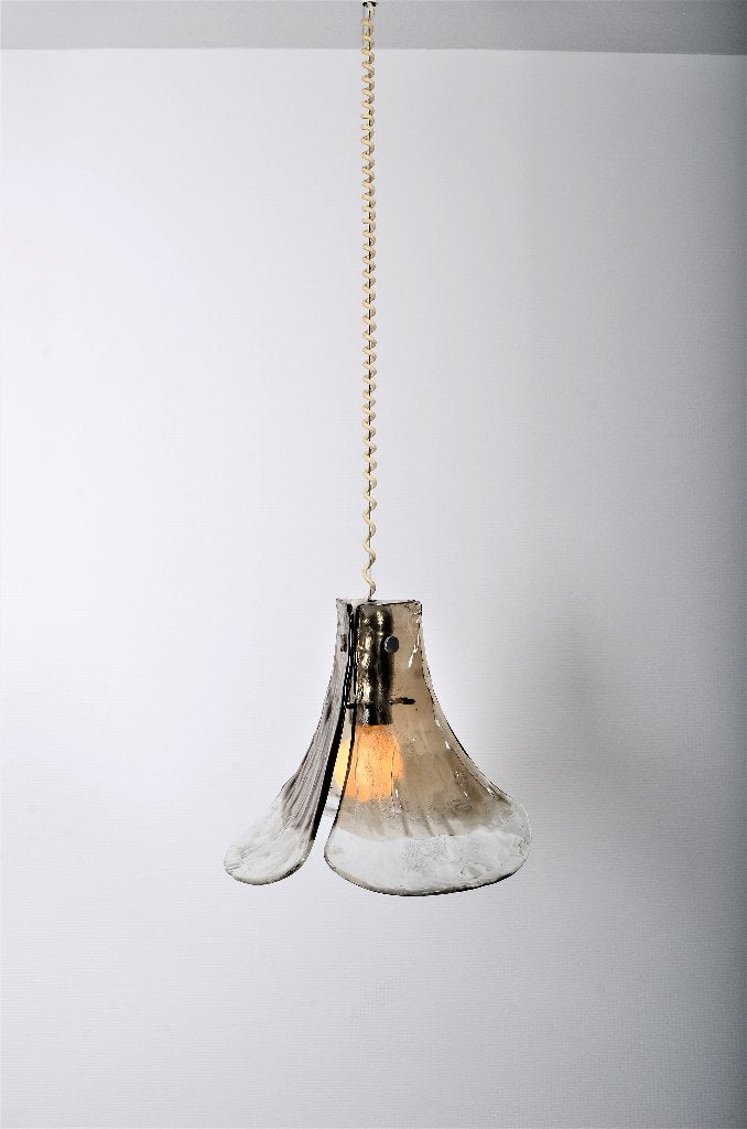 Lustre en verre glacé Kalmar Murano, Enlèvement ou Envoi, Kalmarweg 10, Info@ikwoonvintage.nl, Kalmar