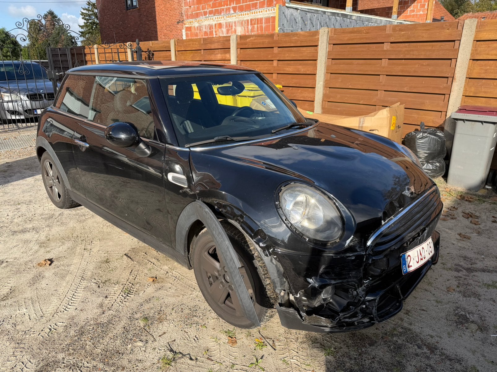Mini cooper John works schade, Auto's, Zwart, Zwart, Particulier, Cooper