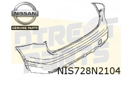 Nissan Qashqai (6/17-5/21) achterbumper (bij zwarte wielkuip, -, Verzenden, -, Nieuw