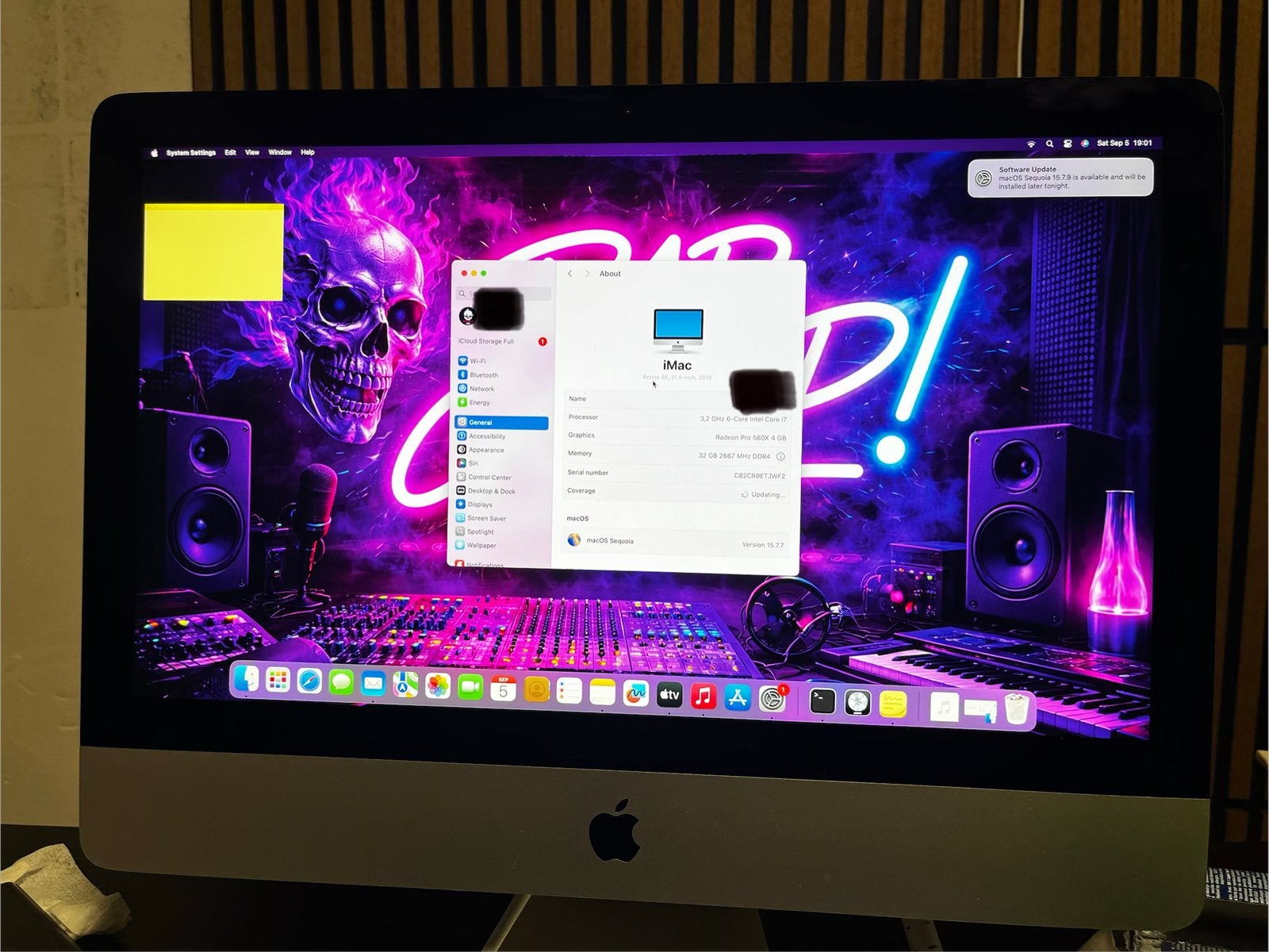IMAC 2019 (21,5 pouces), Enlèvement ou Envoi, Comme neuf, 32 GB
