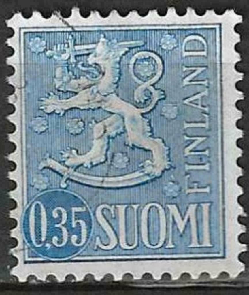 Finland 1963 - Yvert 539 - Leeuw (ST), Postzegels en Munten, Postzegels | Europa | Scandinavië, Verzenden, Finland, Gestempeld