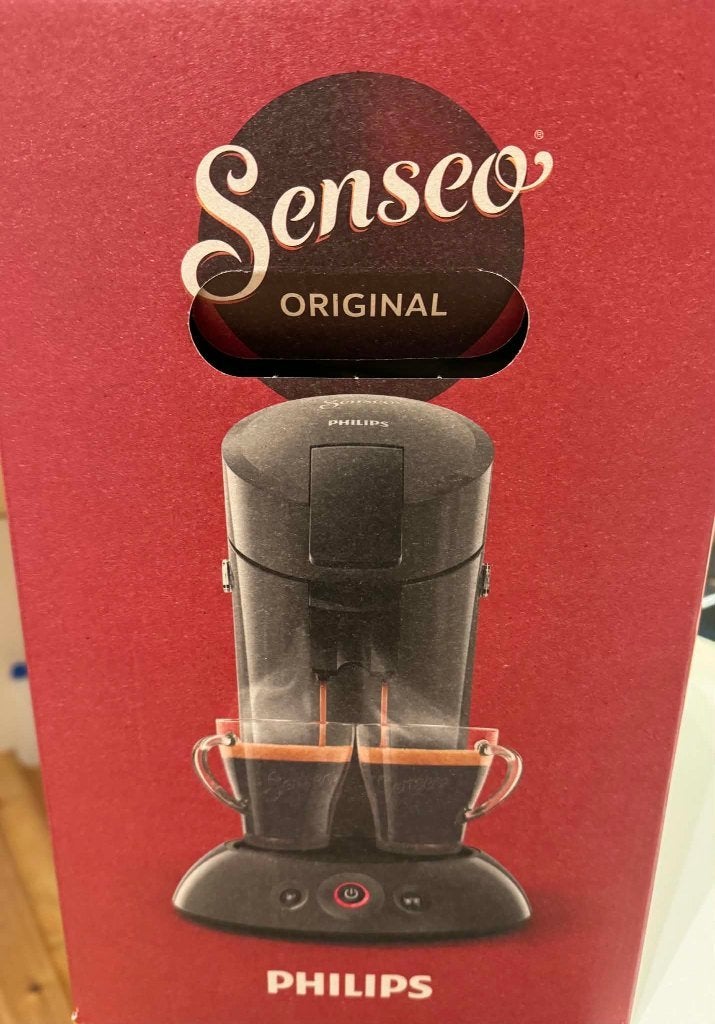 Philips Senseo Original HD6553 Antraciet + koffiepads, Elektronische apparatuur, Koffiezetapparaten, Ophalen of Verzenden, 4 tot 10 kopjes