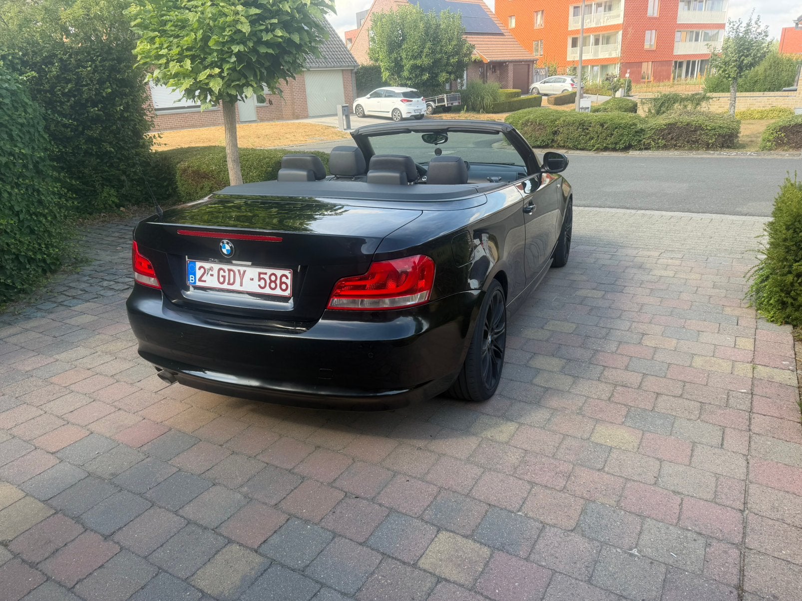 BMW 118D Cabrio !!!, Auto's, Euro 5, Zwart, Cabriolet, Lichtsensor