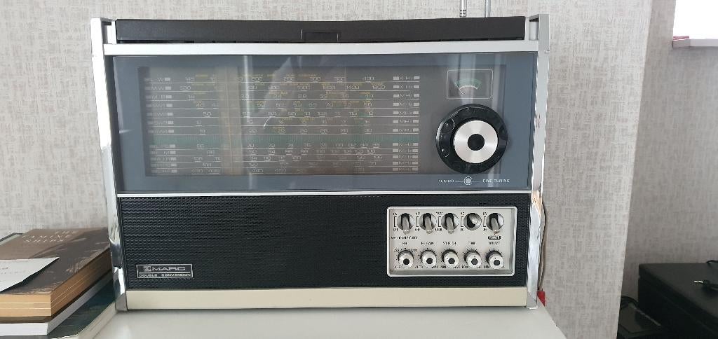Retro wereldontvanger radio - Marc Double Conversion, Ophalen