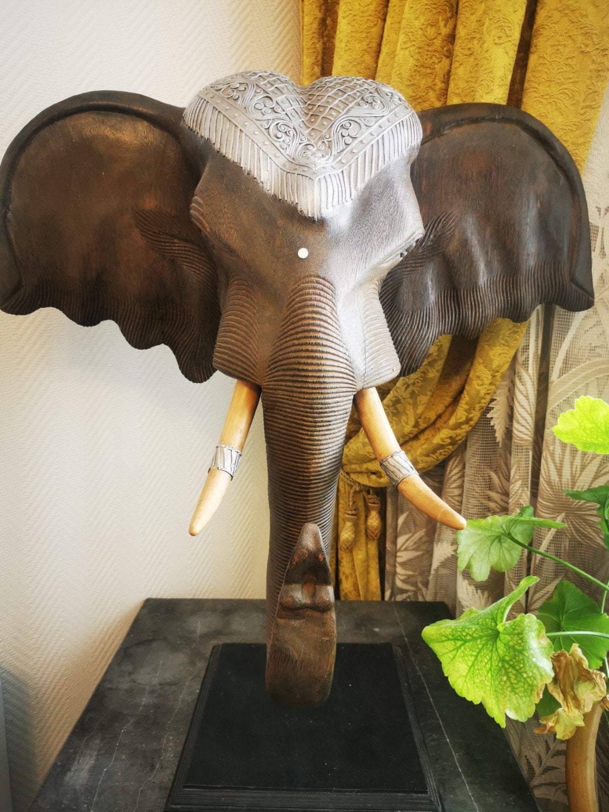 Statue de tête d éléphant, Maison & Meubles, Enlèvement
