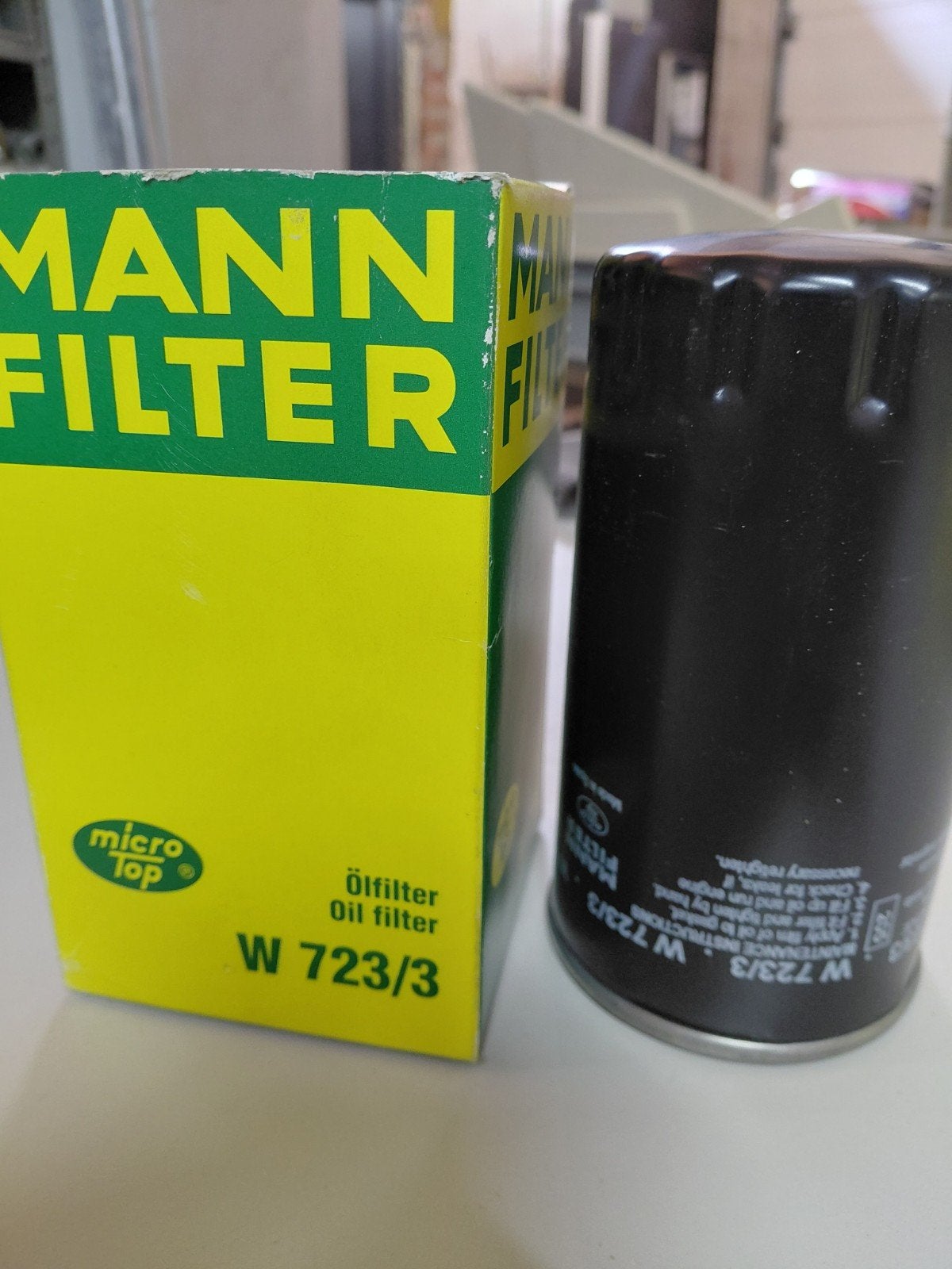 Oliefilter mercedes benz  w 124 en w 201, Enlèvement