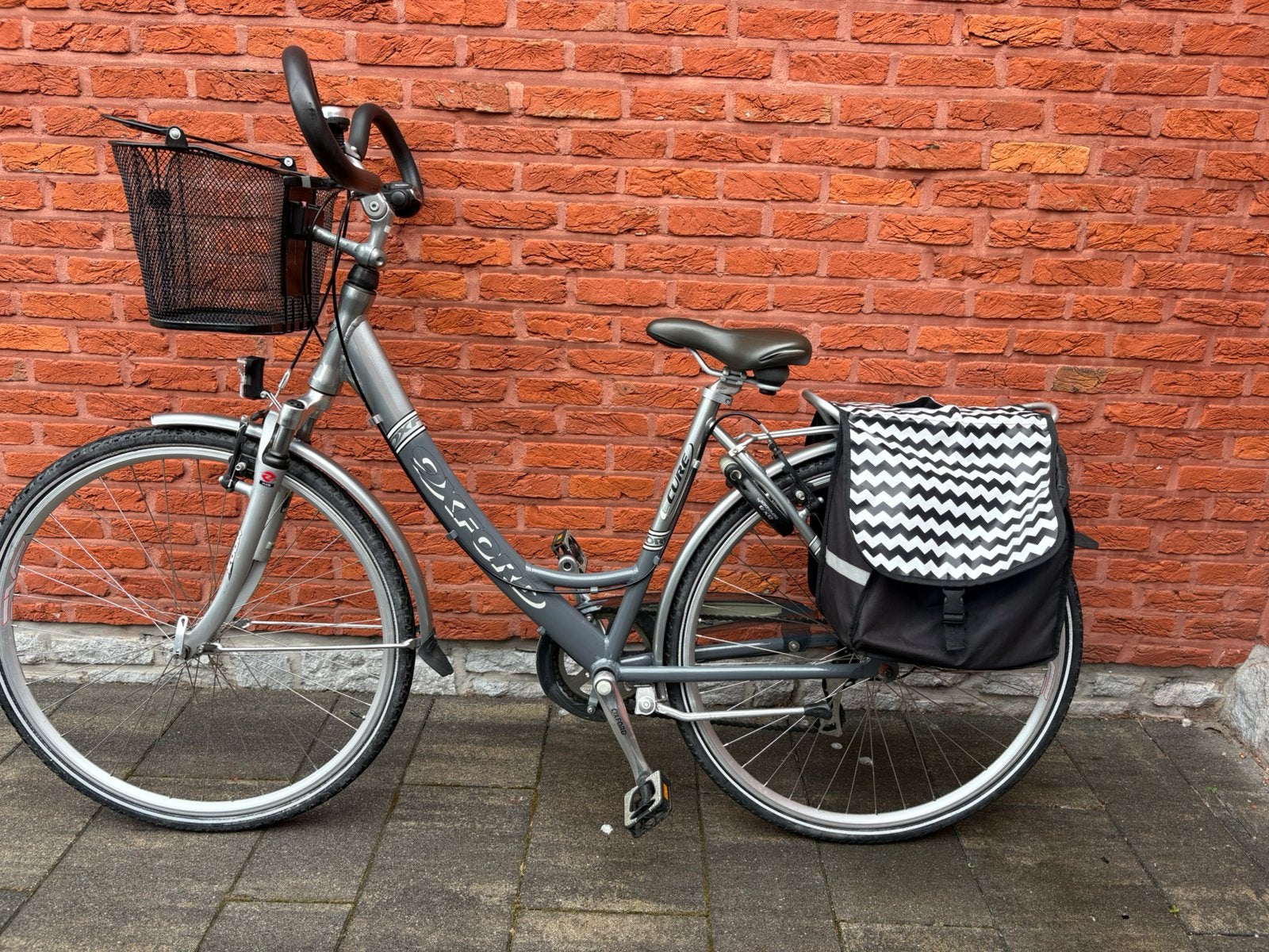 Dames fiets, Fietsen en Brommers, Fietsen | Dames | Moederfietsen, Ophalen, Gebruikt, Velgrem, 47 tot 50 cm
