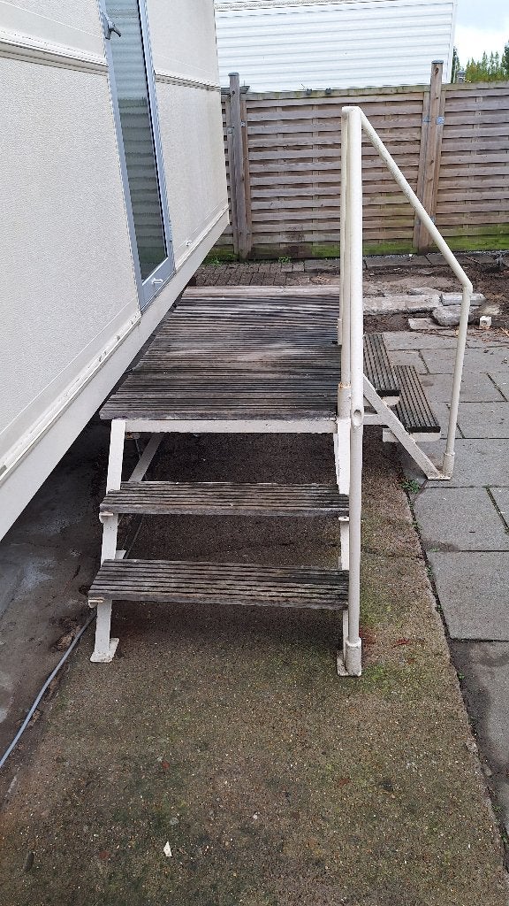 Ijzeren trap, Ophalen, Gebruikt