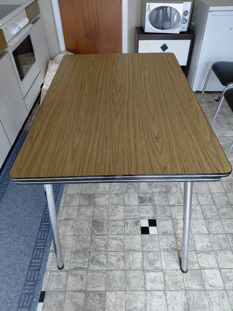 Keukentafel met 4 stoelen, Huis en Inrichting, Ophalen, Overige materialen, Gebruikt, 100 tot 150 cm