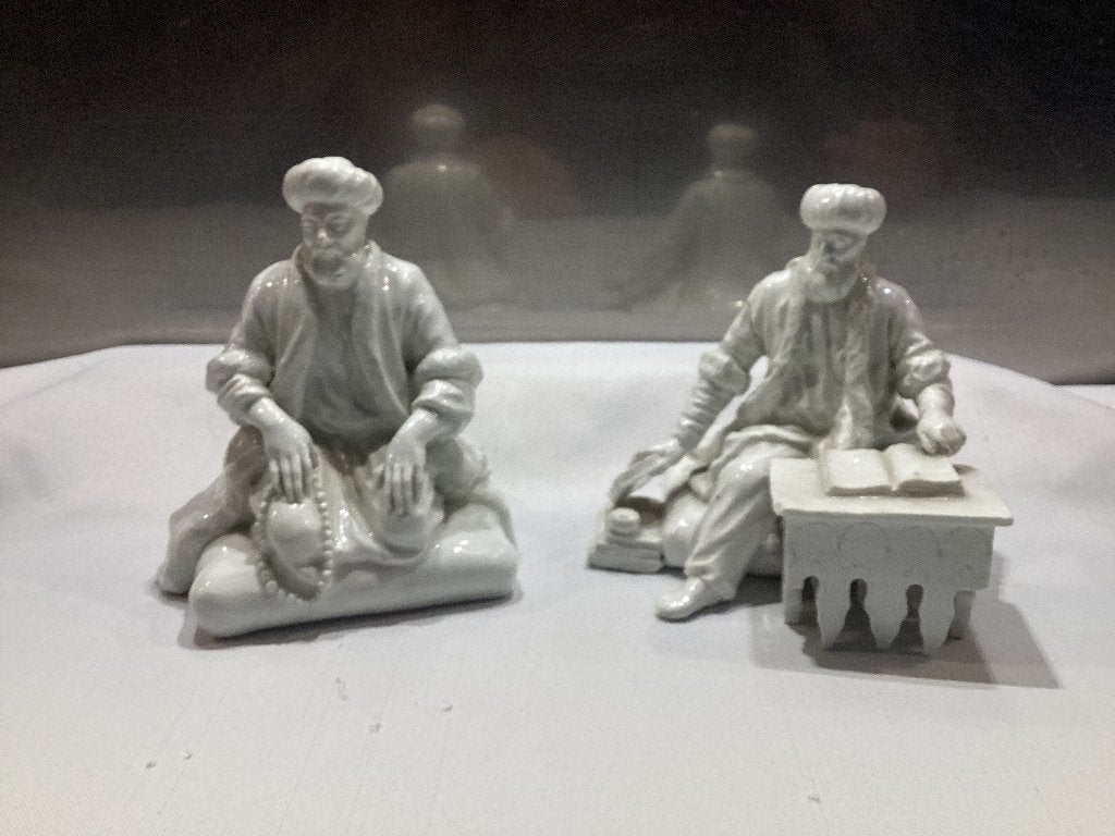 2 Ottomans en porcelaine 18/XIXe siècle. 063/ADA., Enlèvement ou Envoi