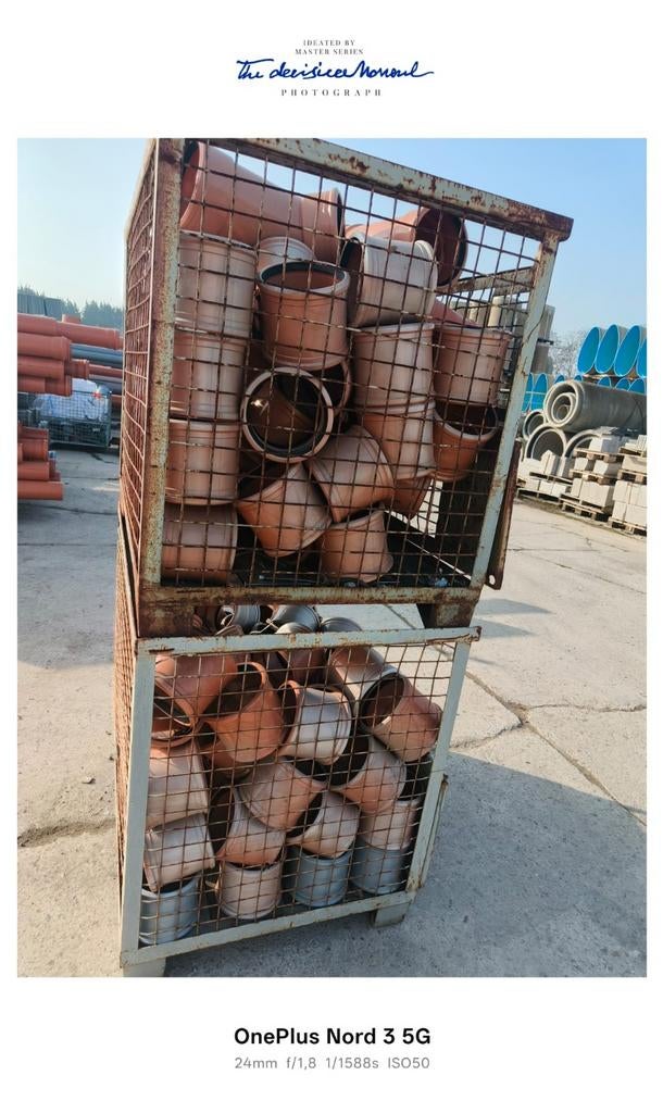 160 mm diameter PVC mof, Enlèvement