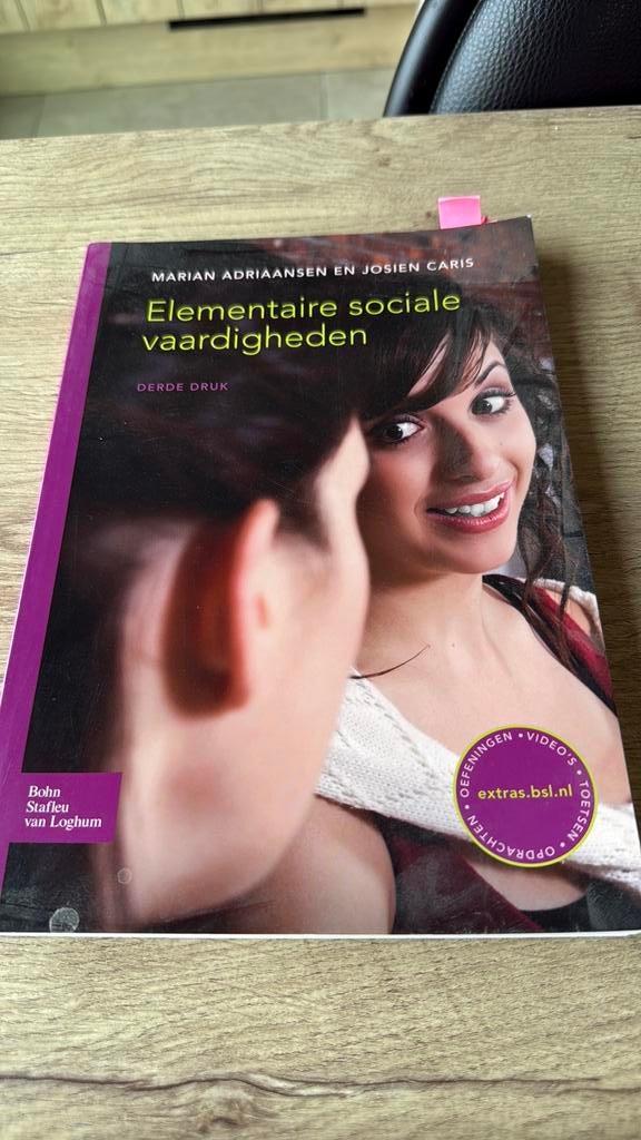 Boek sociale vaardigheden, Boeken, Ophalen of Verzenden, Zo goed als nieuw