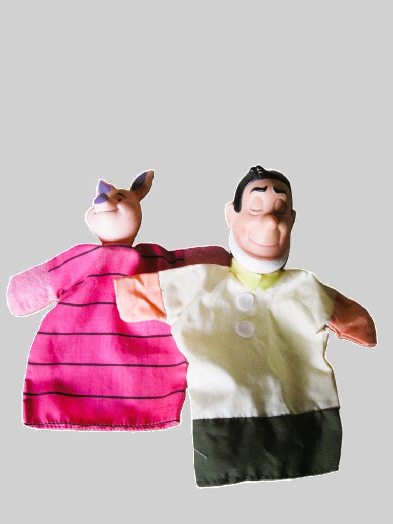 Handpopjes Jerommeke varkentje poppenkast poppen., Ophalen