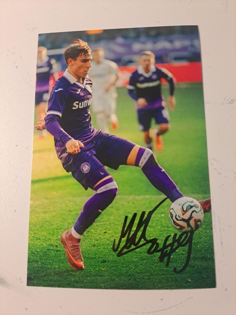 Gesigneerde foto Cvetkovic, Verzamelen, Ophalen of Verzenden, Nieuw