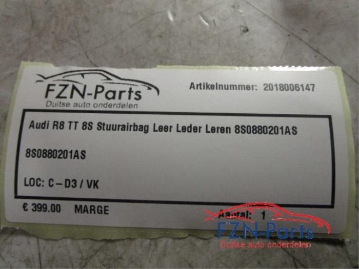 Audi R8 TT 8S Stuurairbag Leer Leder, Ophalen of Verzenden, Gebruikt