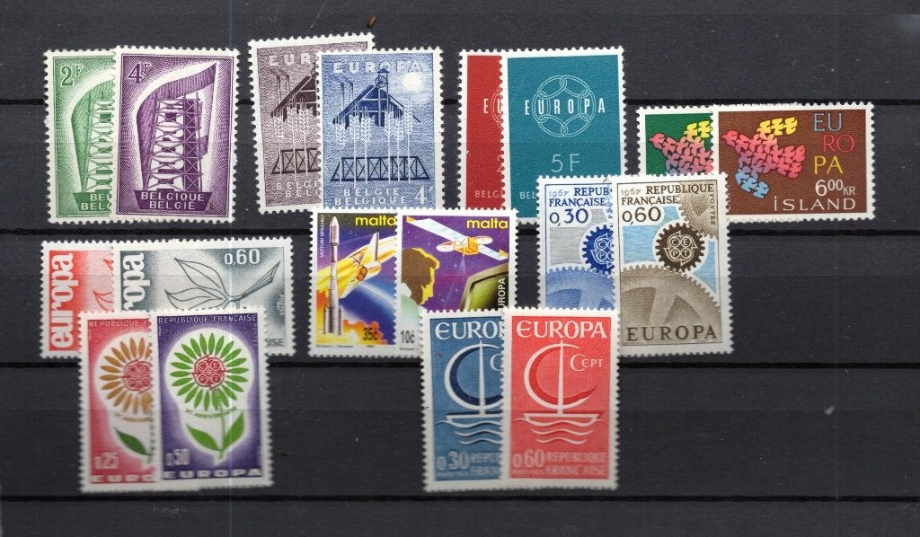 Europa  reeksen MNH XX, Verzenden
