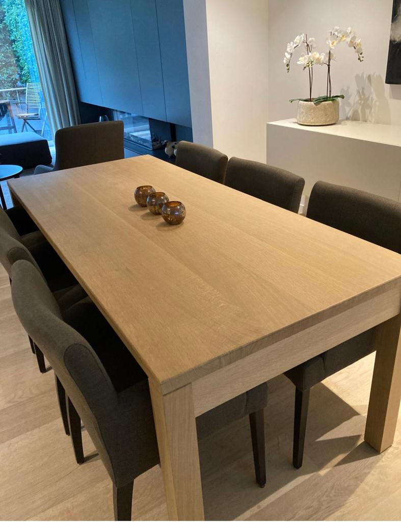 Massief eiken tafel - nieuwstaat, Ophalen
