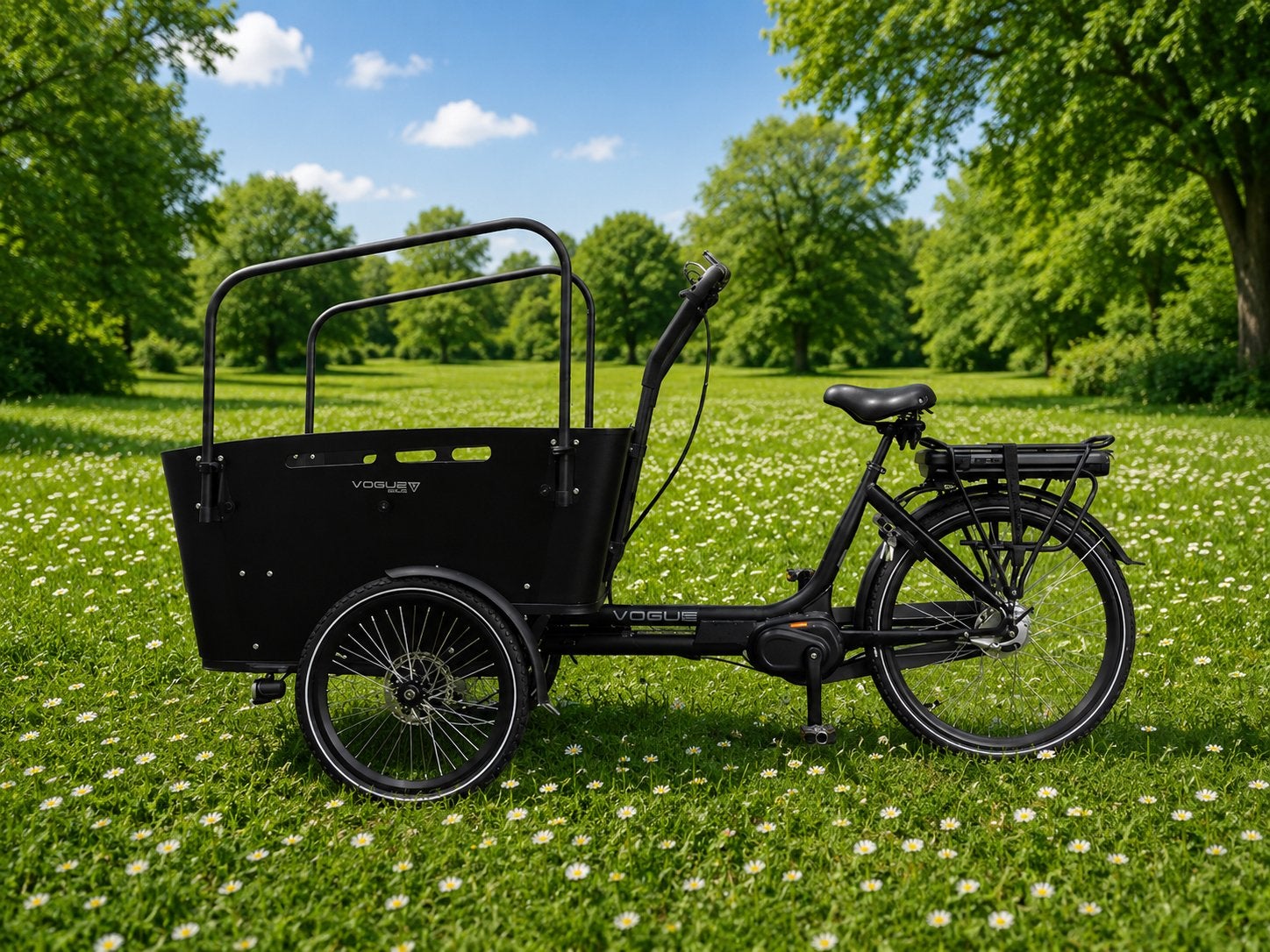 Bakfiets Vogue Carry 3 met huif., Vélos & Vélomoteurs, Vélos | Vélos avec bac, Enlèvement ou Envoi, Comme neuf, Bâche