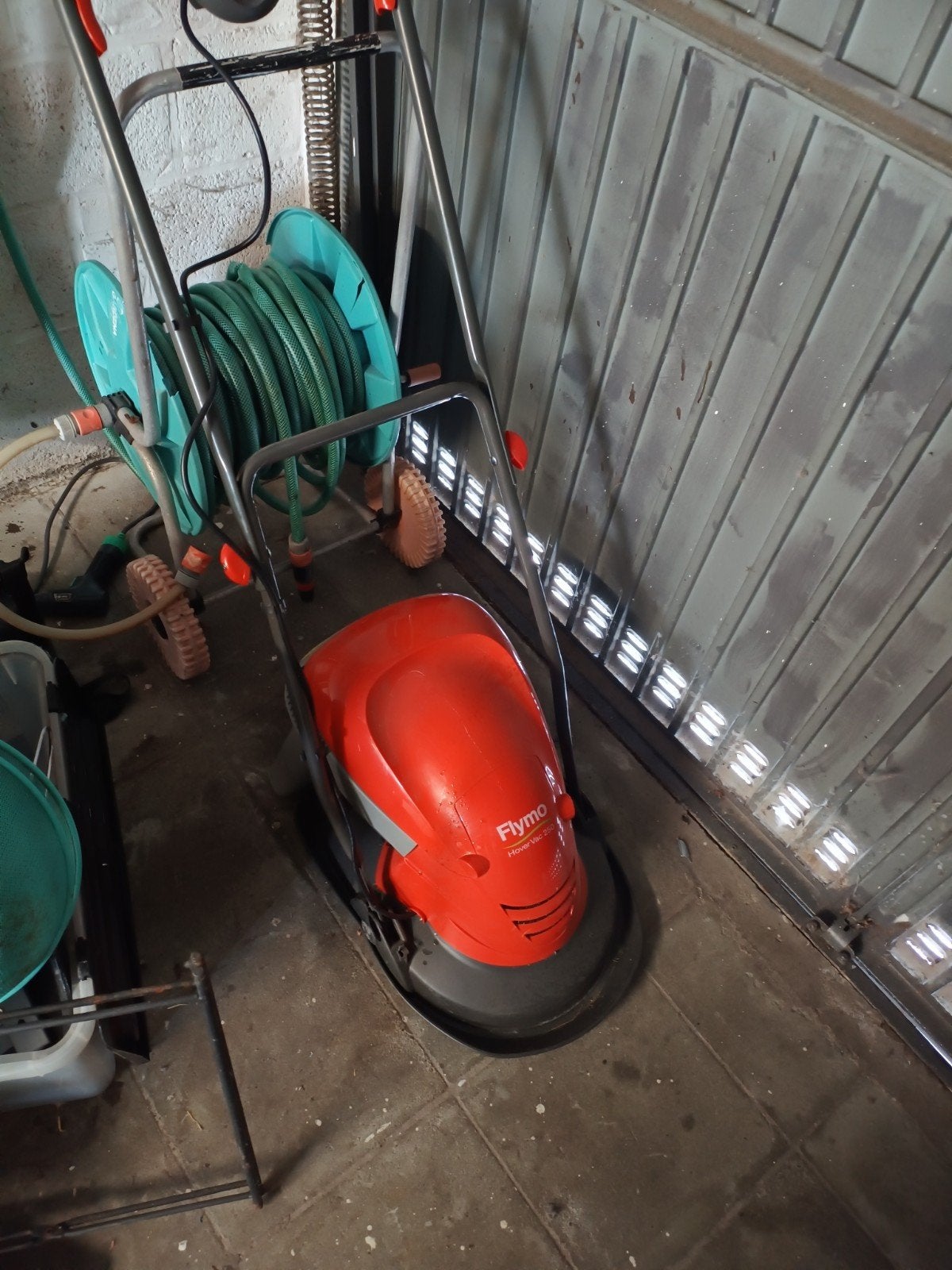 flymo zweefgrasmachine, Tuin en Terras, Ophalen, Elektrische grasmaaier, Opvangbak, Zweefmaaier