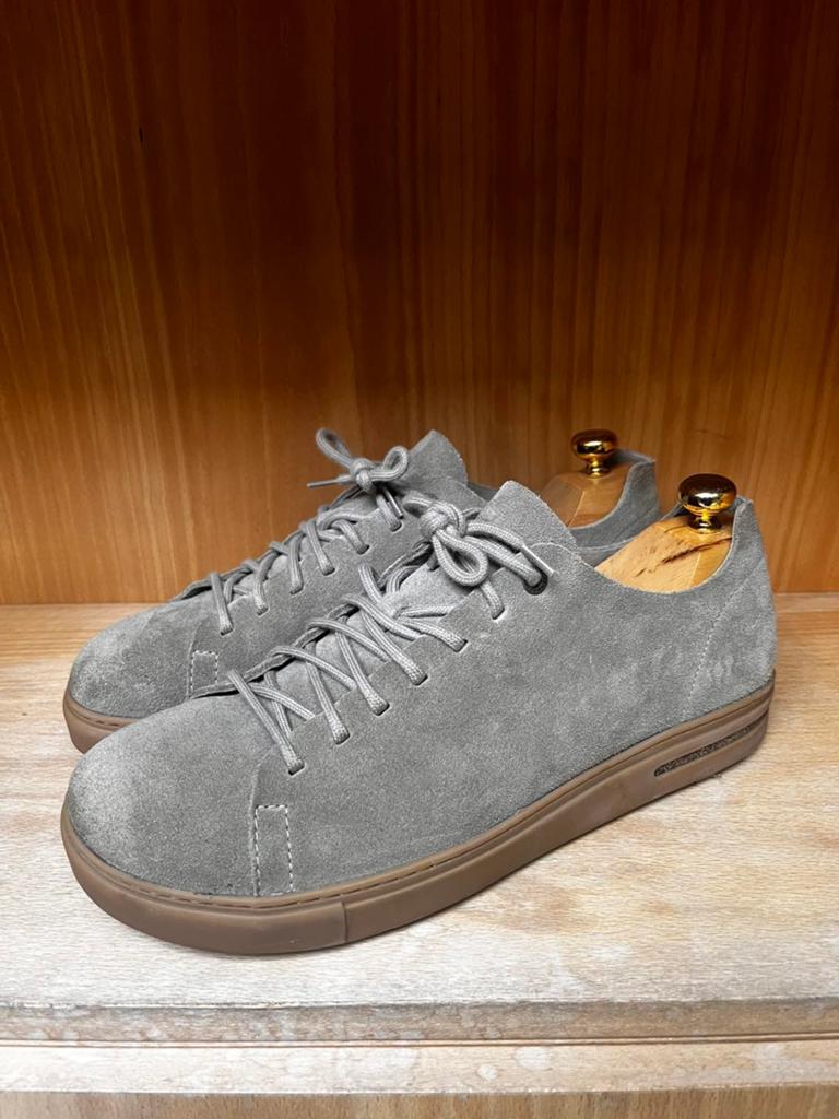 Birkenstock schoenen grijs/kaki T44, Kleding | Heren, Overige kleuren, Ophalen of Verzenden, Zo goed als nieuw, Veterschoenen