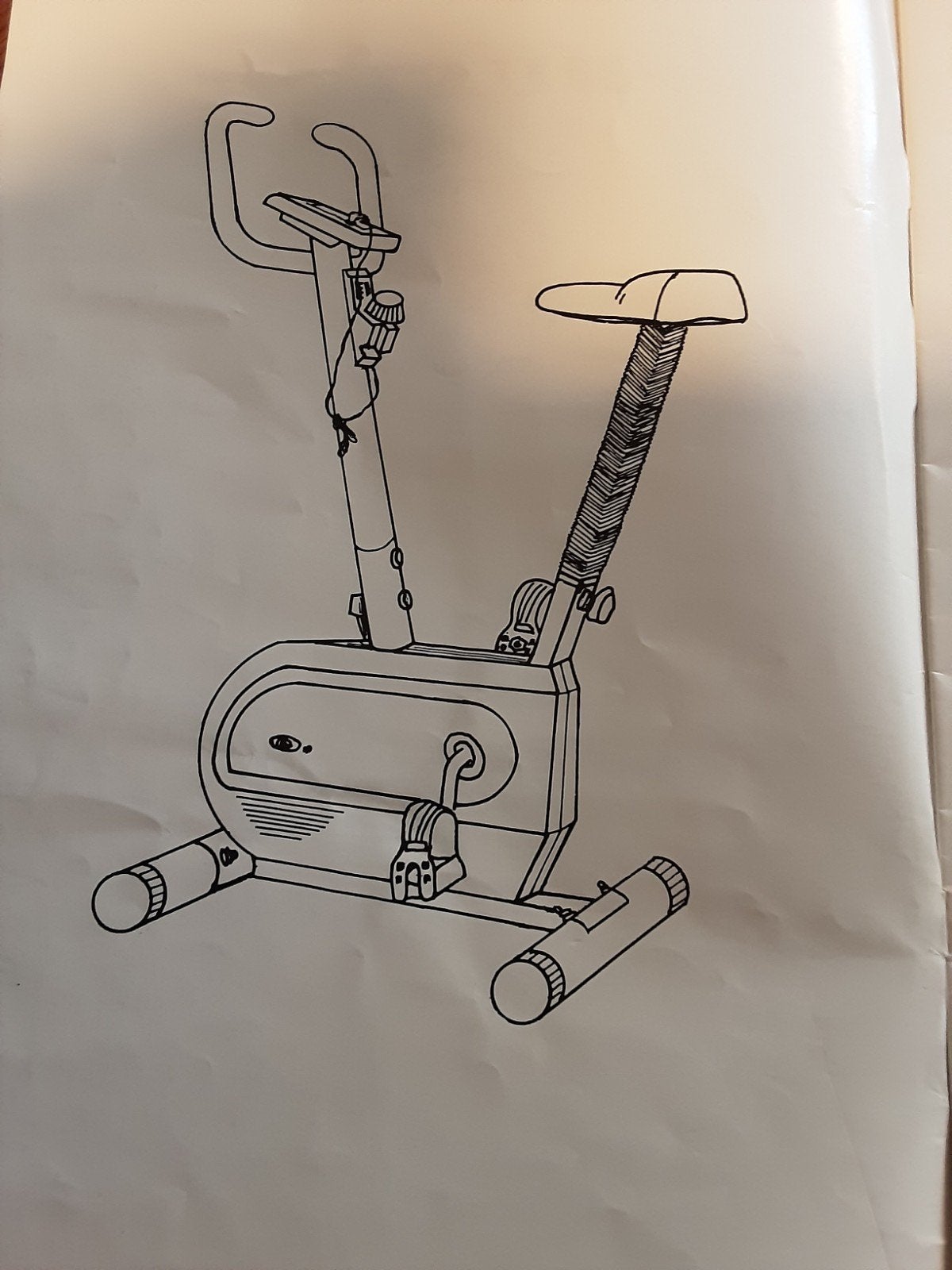 Hometrainer Dunlop oldtimer, Ophalen, Hometrainer