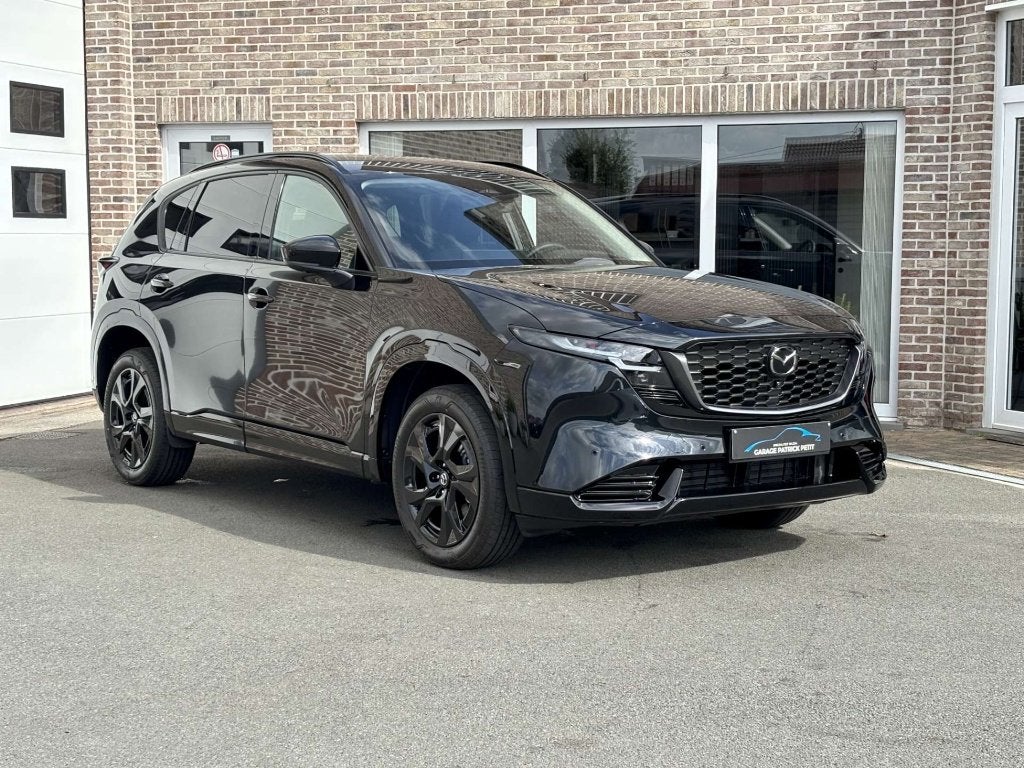 Mazda CX-5 2.5i M-HYBRID HOMURA / 300km / DEMO, Autos, Entreprise, Entretenue par le concessionnaire, Noir, 5 portes