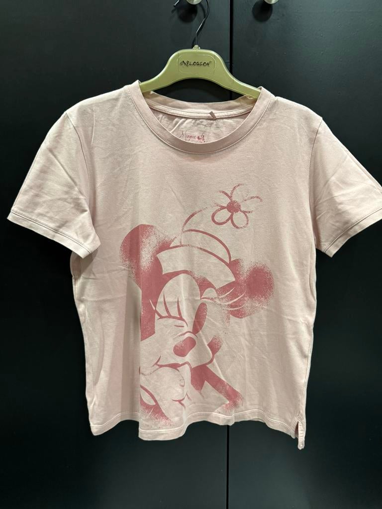 T-shirt Minnie Mouse maat xs, Kleding | Dames, Ophalen, Korte mouw, Roze, Maat 34 (XS) of kleiner
