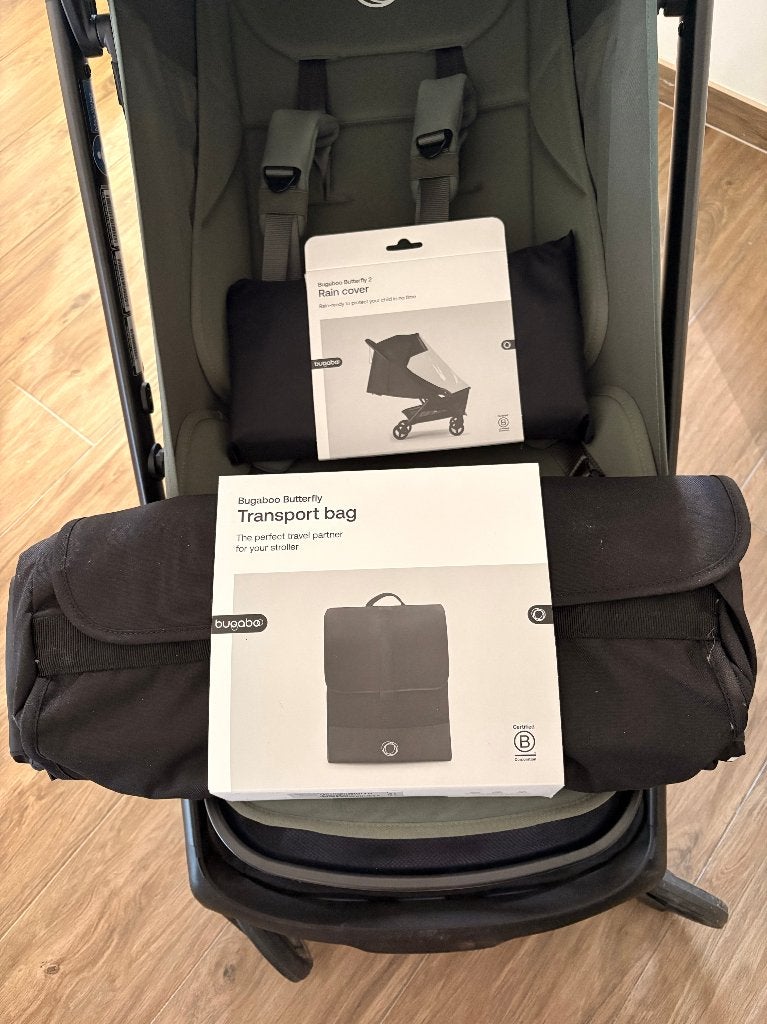 Bugaboo Butterfly 2 – Zéér nette staat (incl. accessoires), Enlèvement, Comme neuf, Autres marques, Protection de pluie