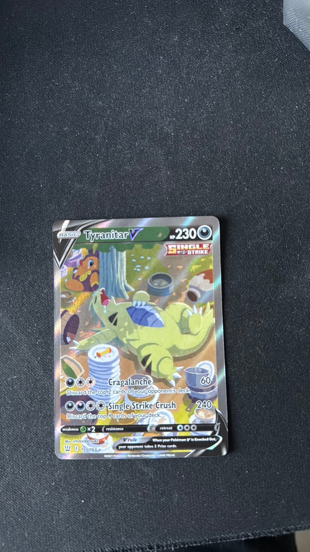 Tyranitar V ( BST 155), Hobby en Vrije tijd, Ophalen of Verzenden, Zo goed als nieuw