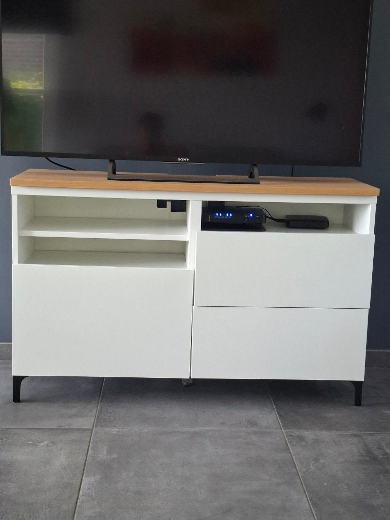 meuble tv ou autre (Besta/Ikea), 25 à 50 cm, Moins de 100 cm, Comme neuf, 100 à 150 cm