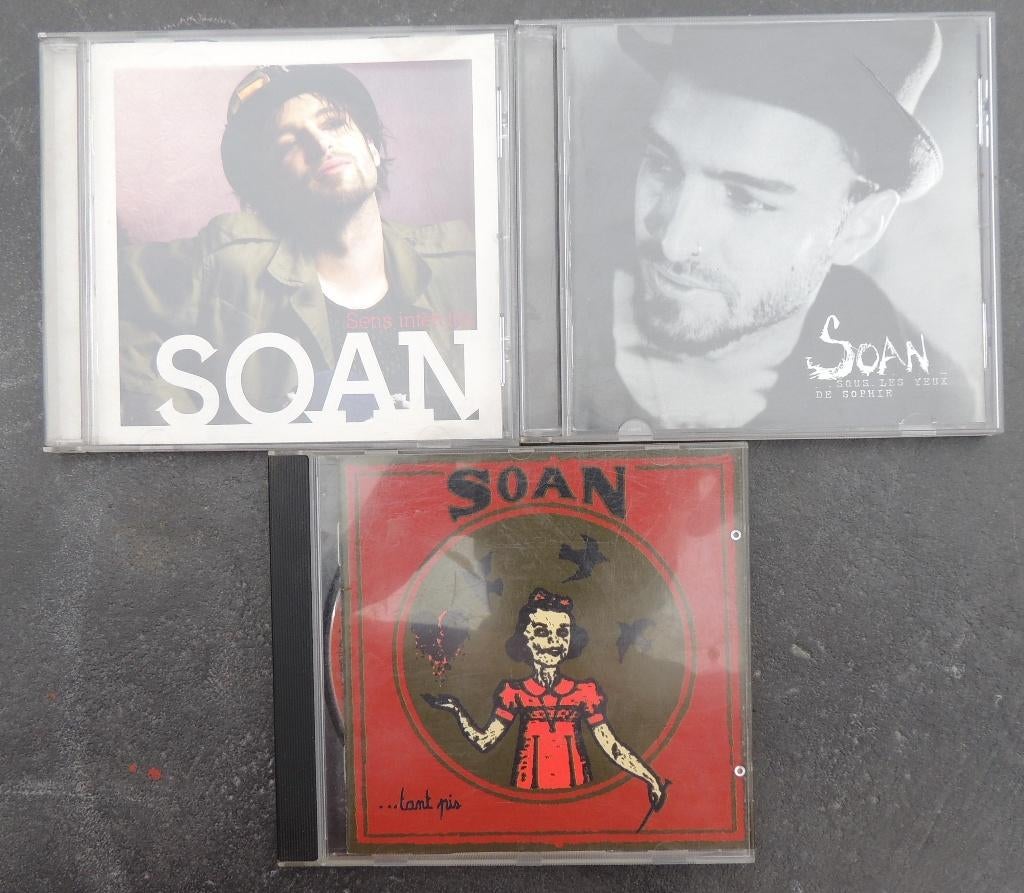 Trois CD's de SOAN - port 5 euros via Mondial Relay, Verzenden, Zo goed als nieuw