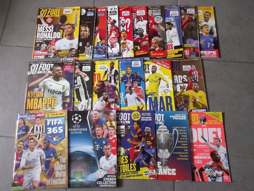 21 revues So Foot Club  Panini Fifa, UEFA Champions League, Enlèvement, Comme neuf, Sports et Loisirs
