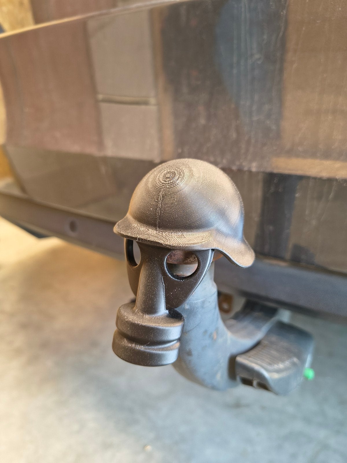 trekhaak dop / towbar, Ophalen