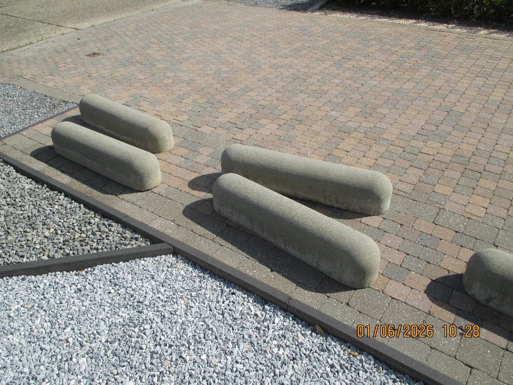 betonnen varkensruggen, Ophalen, Beton, 100 tot 200 cm, Minder dan 25 cm