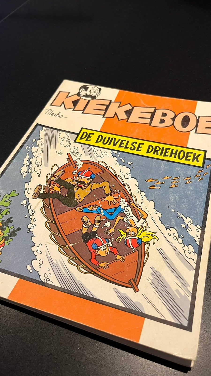 De duivelse driehoek (kiekeboe), Une BD, Envoi, Utilisé