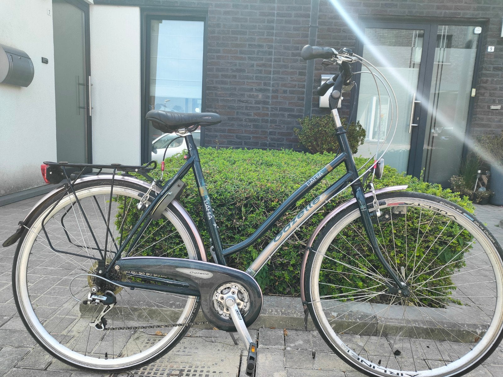 damesfiets meisjesfiets studentenfiets stadsfiets city bike, Velgrem, Versnellingen, Zo goed als nieuw, 50 tot 53 cm
