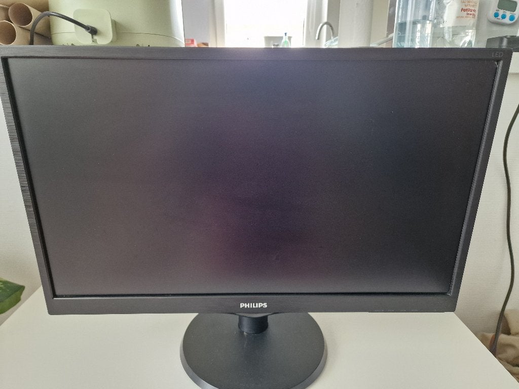 Philips 24" FHD, 60Hz monitor - 240V5QDSB, Informatique & Logiciels, Moniteurs, Utilisé, 60 Hz ou moins, DVI, HDMI, VGA, Inclinable