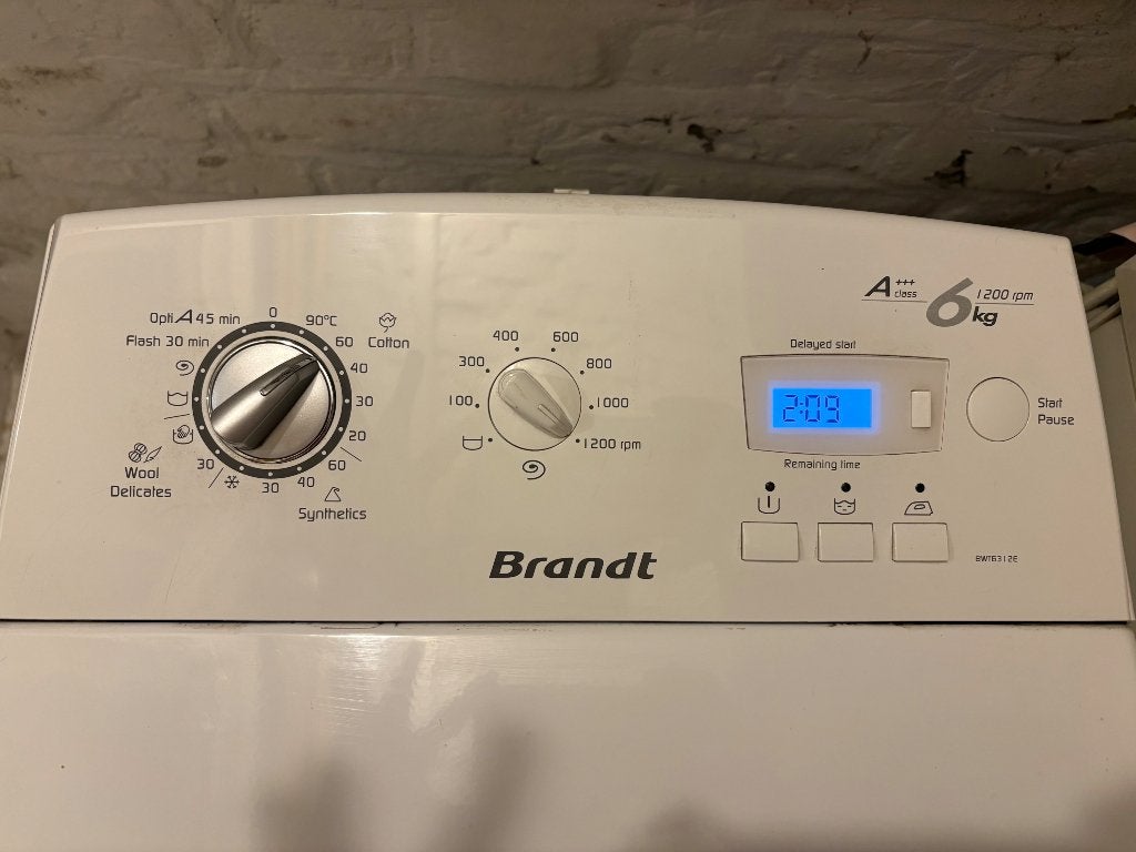 Lave linge Brandt, Electroménager, 1200 à 1600 tours, 85 à 90 cm, 4 à 6 kg, Enlèvement