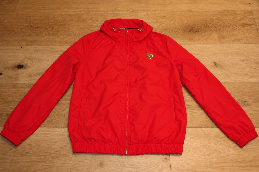 Mooie rode regenjas van Moschino, maat 38, Rouge, Taille 38/40 (M), Enlèvement ou Envoi, Moschino