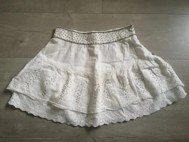 Pepe jeans rok, Kleding | Dames, Rokken, Ophalen, Wit, Zo goed als nieuw, Maat 36 (S)