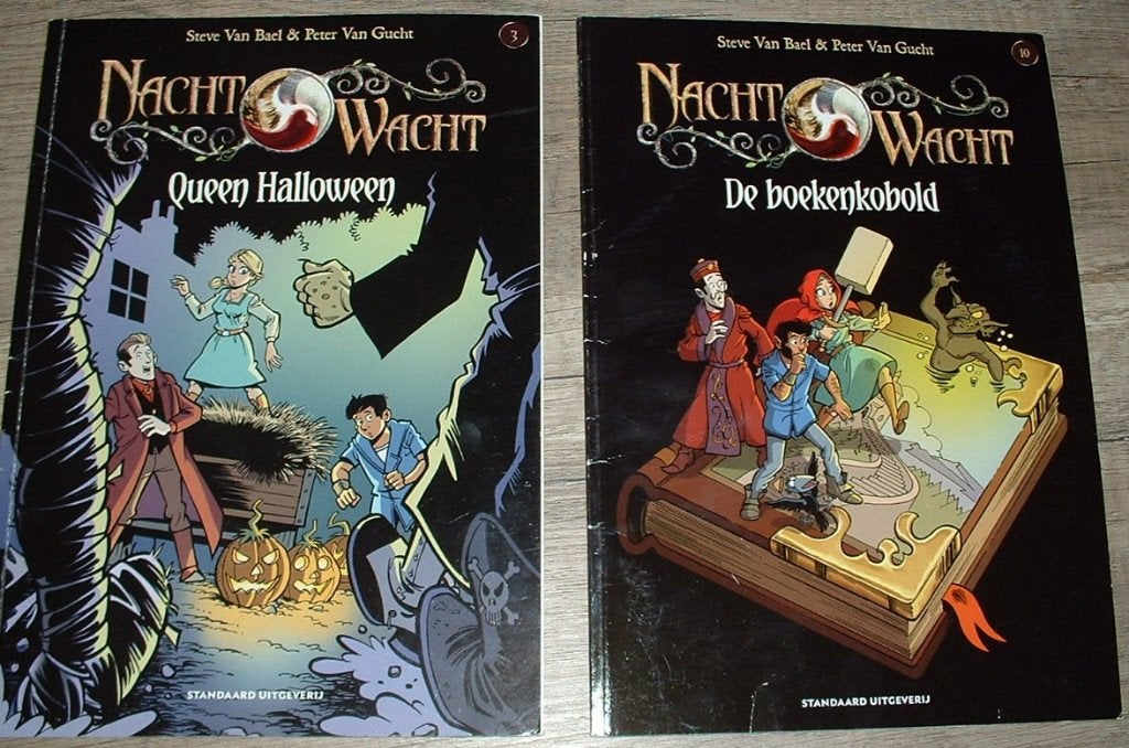 2 strips nachtwacht nrs 3 en 10, Boeken, Meerdere stripboeken, Ophalen of Verzenden, Steve van Bael & peter van Gucht