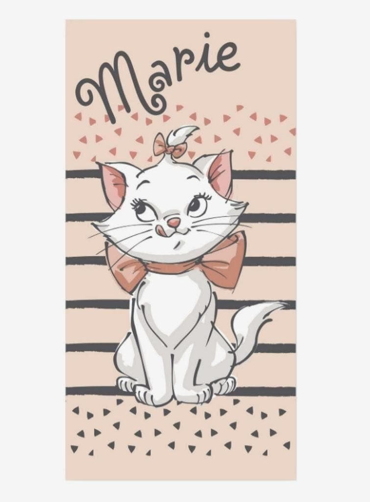 Marie Cat Badlaken / Strandlaken - Disney Aristocats Katoen, Disney, Meisje, One size, Nieuw