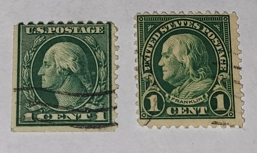 Amerikaanse postzegels, Ophalen, Gestempeld