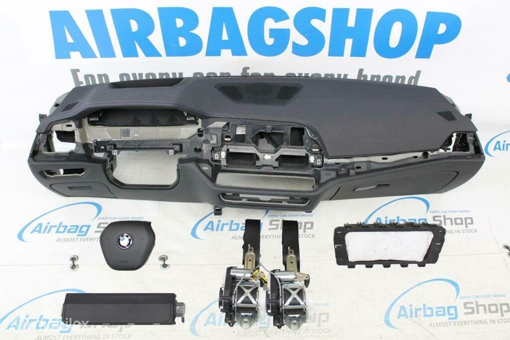 Airbag set Dashboard HUD blauw stiksels BMW 3 serie G20, Gebruikt, Ophalen of Verzenden