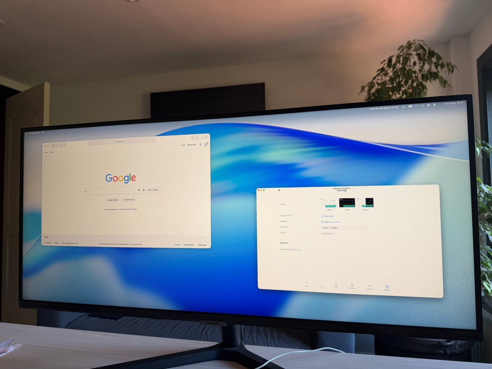 Monitor Samsung ViewFinity 34” Aangekocht 15/3/2026, Ophalen of Verzenden, Zo goed als nieuw, DisplayPort, Ultrawide