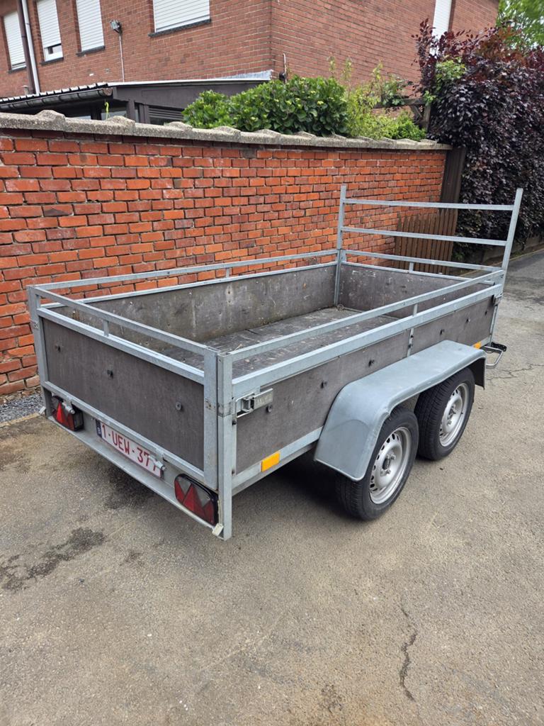 Dubbelasser en kan ook kippen, Auto diversen, Aanhangers en Bagagewagens, Ophalen, Gebruikt