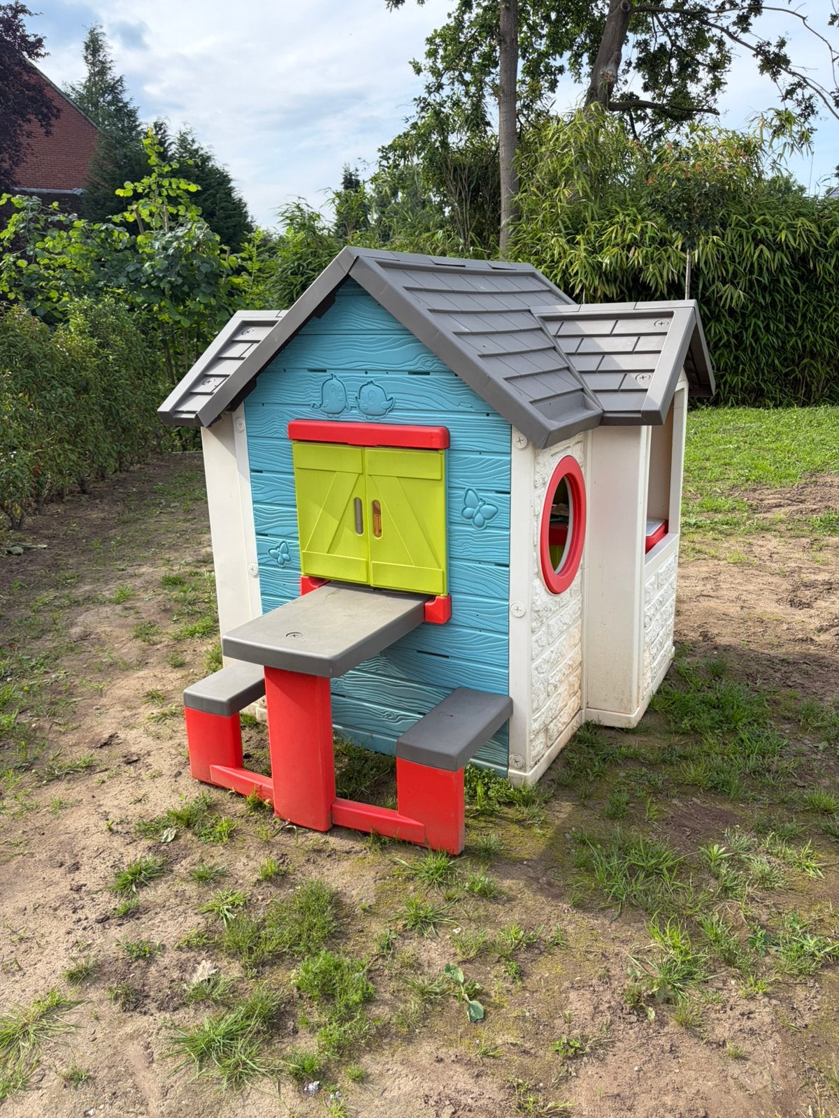 Smoby huisje perfecte staat, Ophalen, Zo goed als nieuw