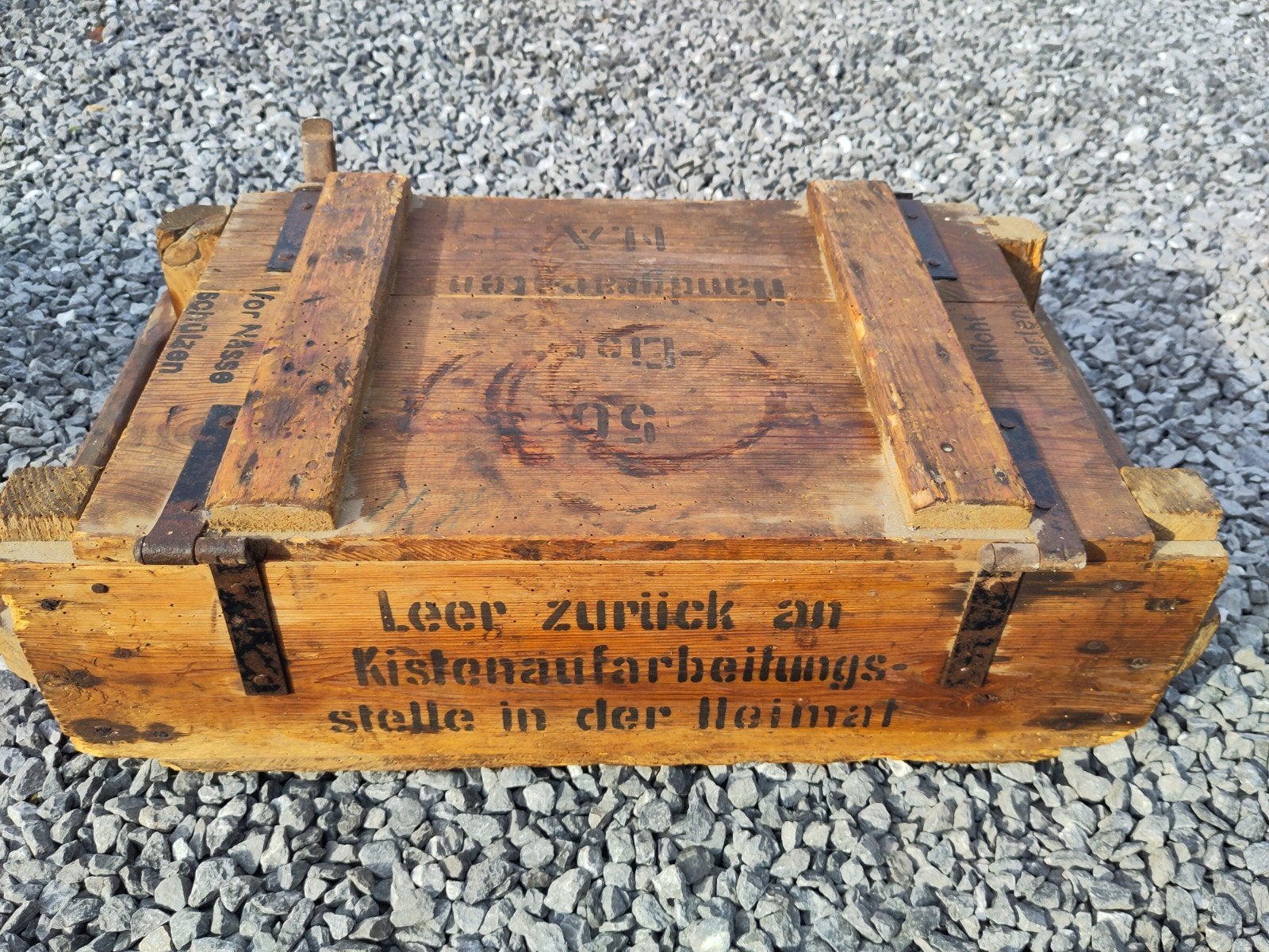 caisse allemande ww2, Enlèvement