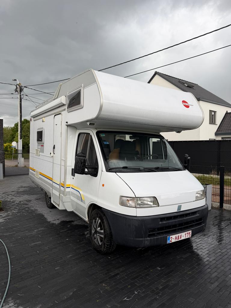 Mobil-home Fiat Ducato Burstner, Boîte manuelle, Réfrigérateur, Diesel, Particulier
